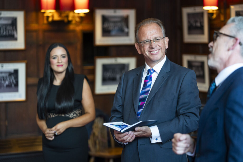 Professor Harvey Maylor interviews two Fellows at the Oxford Union.