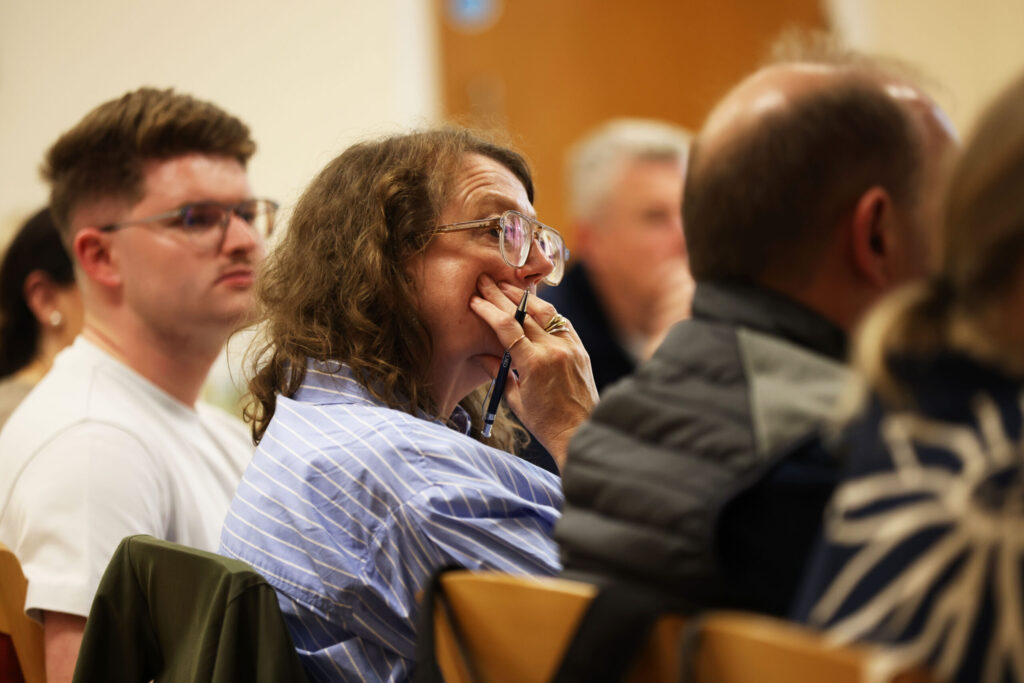 Fellows engage with the Wednesday morning's sessions.